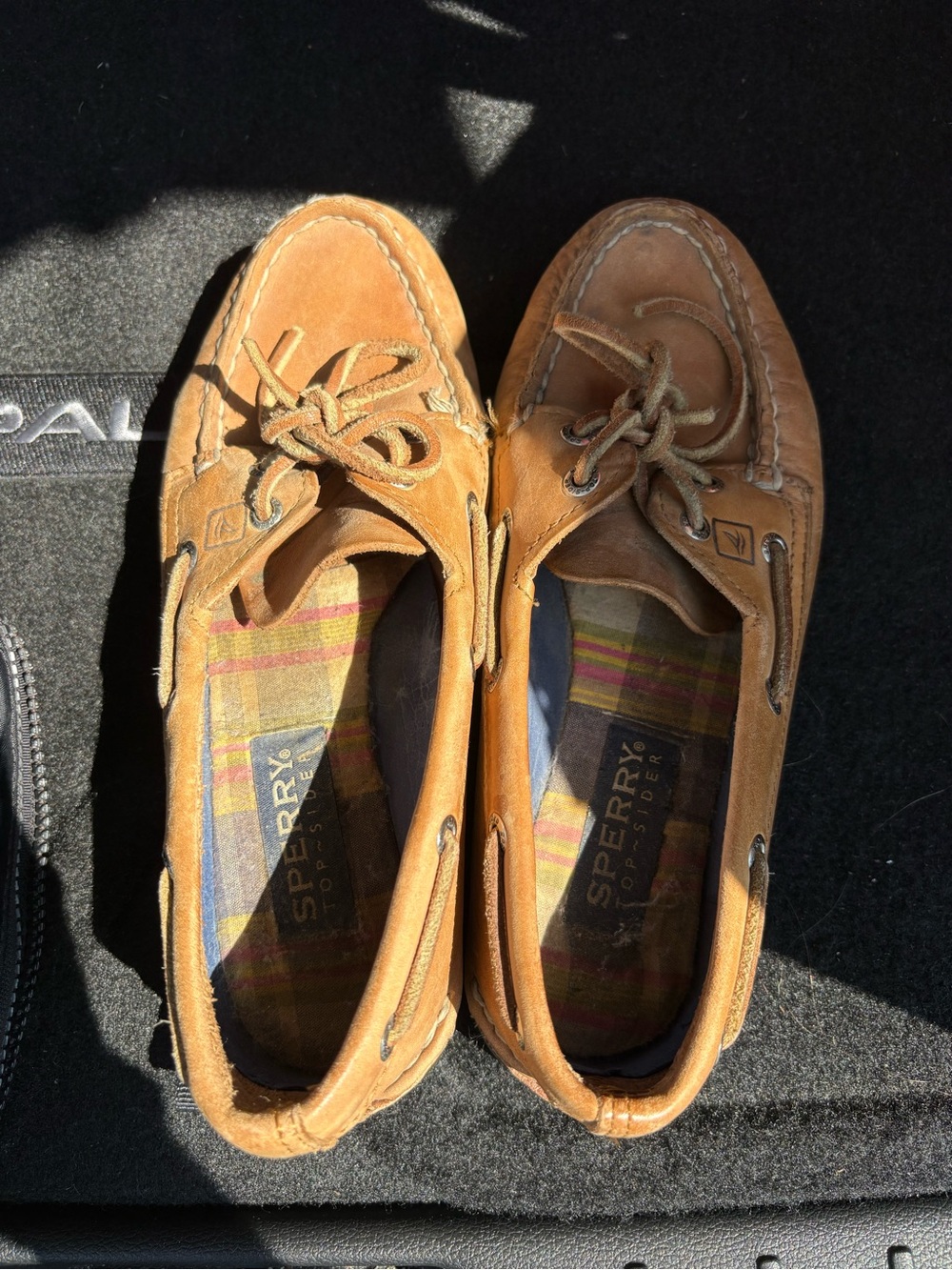 Sperry womens Tan Leather Boat Shoes